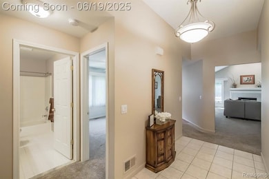 With ceramic tile
