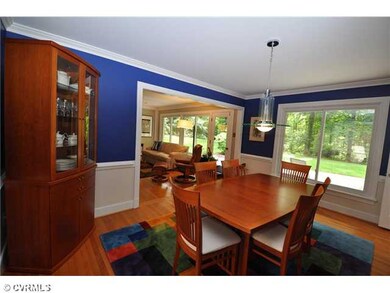 Dining Room - Deep Crown Molding - open and bright