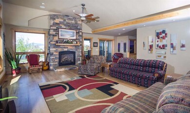 Living Room Rock Fireplace