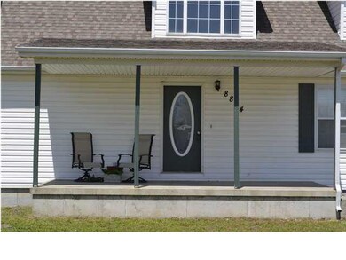 Charming Cape Cod Front Porch.