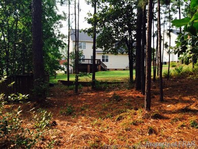 Large .4 AC lot from backyard