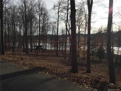 Neighboring land across the street sits well below