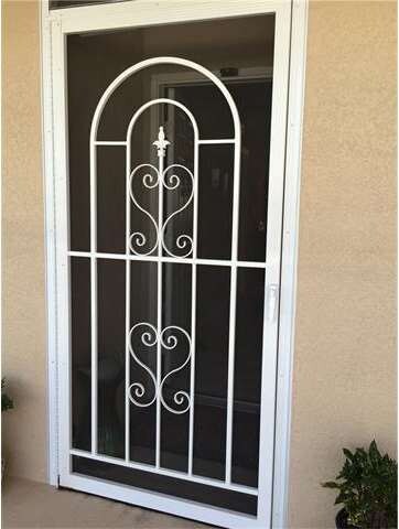 Screen door enables a cool breeze all through the 