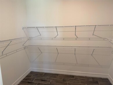 Spacious walk-in closet