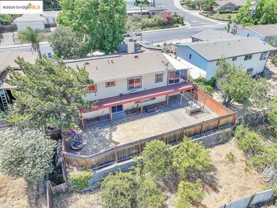 View from above of property
