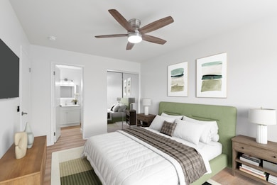 Virtually Staged Bedroom