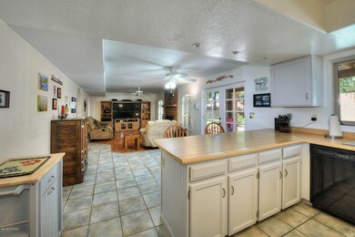 View from Kitchen to Family Room