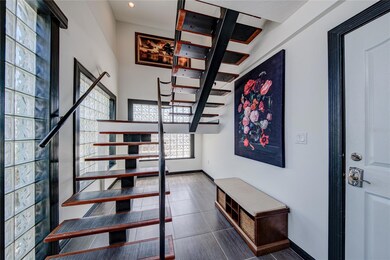 Stairs to second level