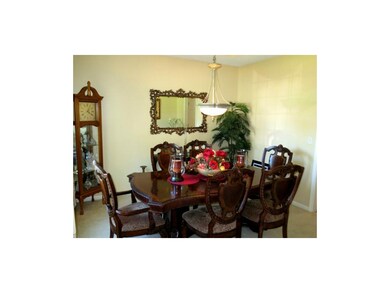 Formal dining room with brand new carpet installed