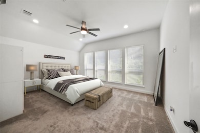 Spacious Primary bedroom with views of the nature