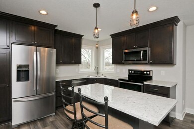 Beautiful pendant lights with large island