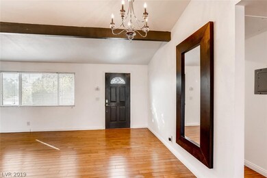 Living Room with Bamboo Flooring