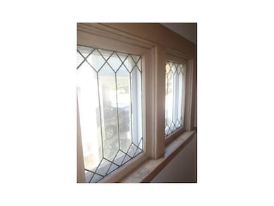 Other. Leaded Glass Windows in the Foyer