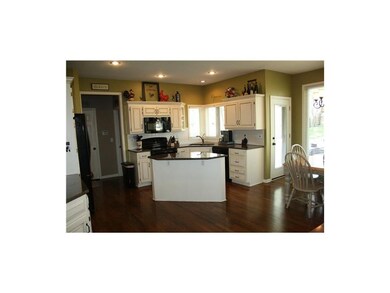 The  open and bright kitchen is a cook's dream wit