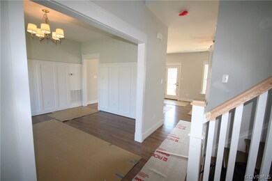 ENTRY FOYER TO DINING ROOM.  CHECK OUT THE CRAFTSM
