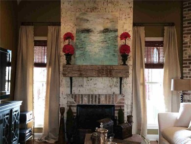 Family room fireplace