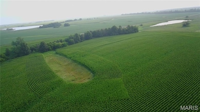 Aerial view of sparsely populated area