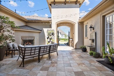Through the front gates you are welcomed to a private courtyard.