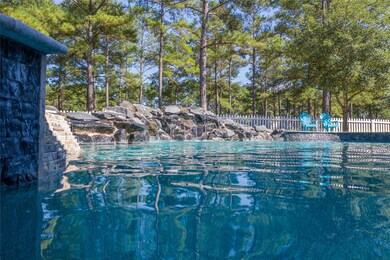 Waterfall down 12 ton of rock and split-face rock jacuzzi