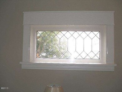 Leaded glass in living room