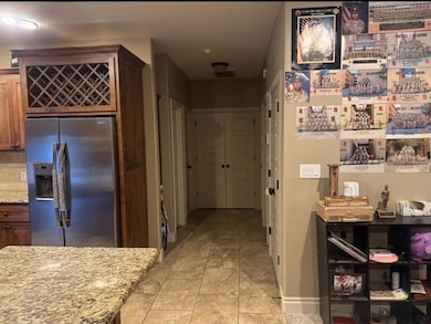 Corridor with baseboards