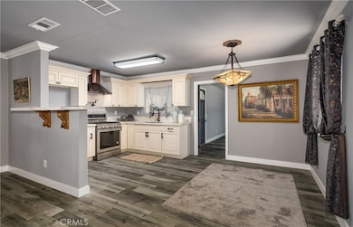 Great View of your new Kitchen and Dining area.