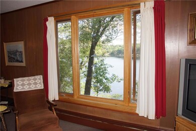 Great views of the lake from the living area.