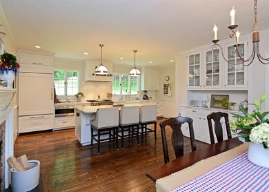 The spectacular gourmet kitchen boasts high-end ap