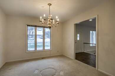 Formal Dining room off the entry and connected to 