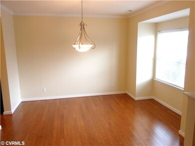 Dining Room - Beautiful wood floors and box bay window