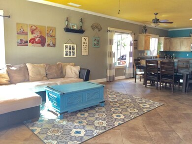 Family Room, Dining, Kitchen