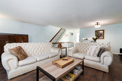 Living room offers wood like laminated flooring an