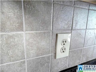 Titled backsplash in kitchen