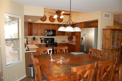 Kitchen and dining area