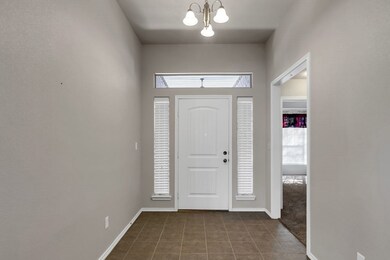 Inside entry way of home