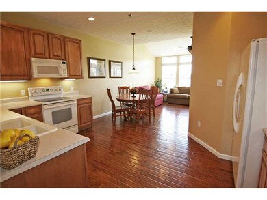 Kitchen. Spacious kitchen with glazed maple cabine