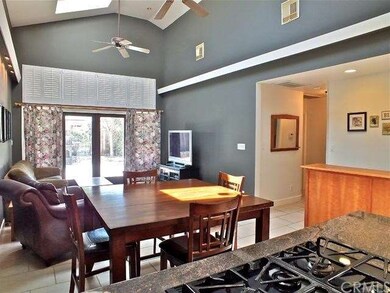view of family room from kitchen