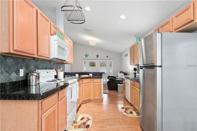 Highly efficient galley kitchen with stone counter