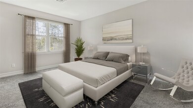 Bedroom featuring carpet floors