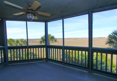 Screened porch view 1