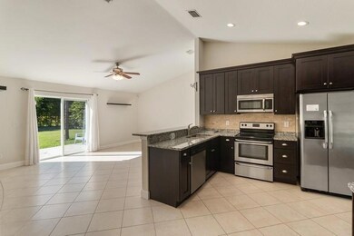 Kitchen into Family Room
