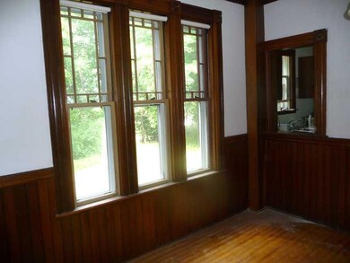 Dining Room. Attractive windows with...