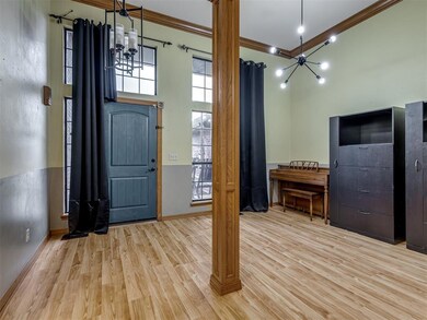Entry way with formal dining space