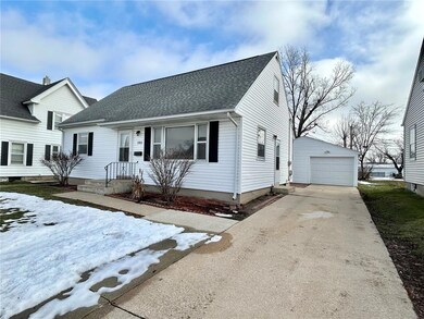 Front and garage view.
