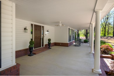 View of patio / terrace featuring a porch and ceil