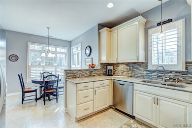RENOVATED Kitchen with eat-in area and workspace.