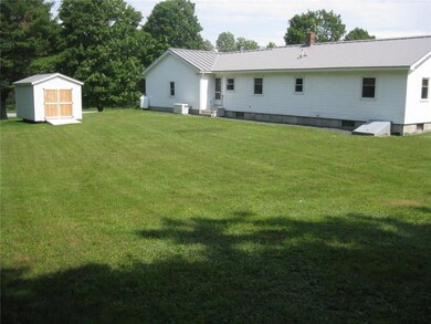 Back lawn, shed, standby generator