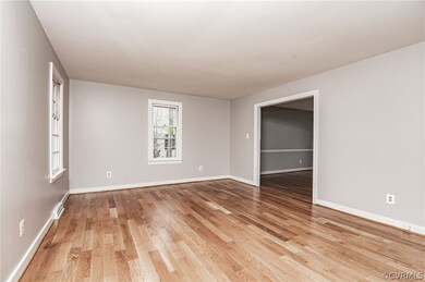 Living Room with wood flooring