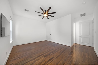 Spacious rooms with refinished oak floors througho
