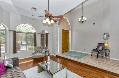 Entryway and Living Room
